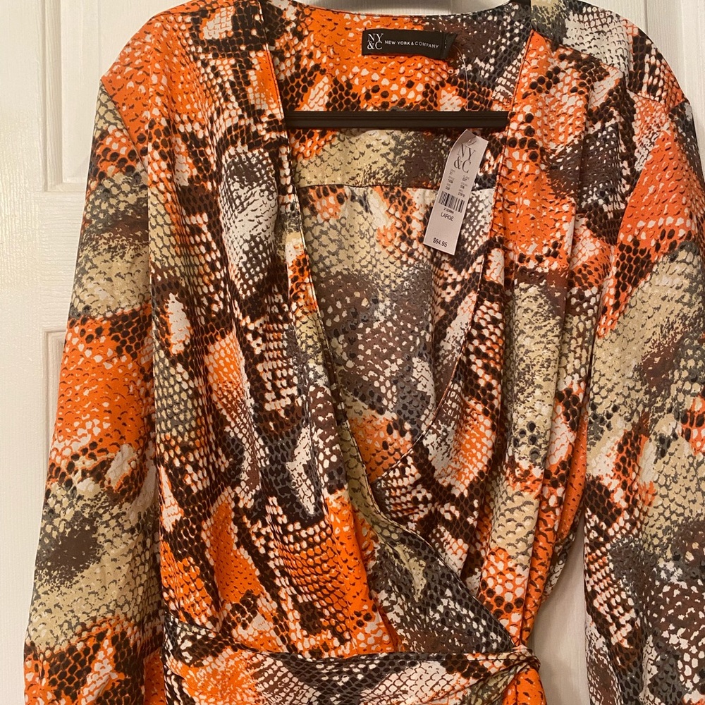 Womens wrap dress or tunic New York & co